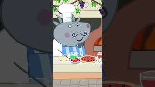 Pizza in Italy 🍕 #shorts #peppapig