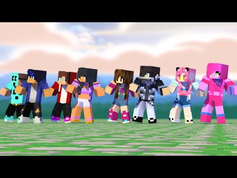 MONSTER SCHOOL :STAY DANCE NEW MEMBER MAIZEN,MOMMY LONG LEGS, MEU SAN, APHMAU FAMILY - MINECRAFT