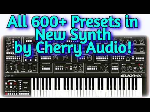 NEW ELKA-X Synthesizer Vst by CHERRY Audio Based in Legendary SYNTHEX by Elka - All Factory Presets