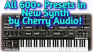 Video thumbnail for NEW ELKA-X Synthesizer Vst by CHERRY Audio Based in Legendary SYNTHEX by Elka - All Factory Presets by Amner Hunter