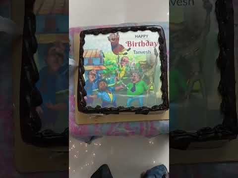 motu patlu cake # tanvesh birthday # yt#ytshorts #subscribe
