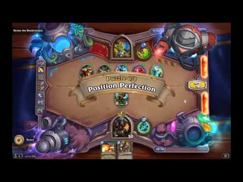 Solution Puzzle Lab Board Clear: Position Perfection - Dexter (6/8), Hearthstone Boomsday
