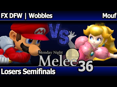 MNM 36 Melee - FX DFW | Wobbles (Mario) vs Mouf (Peach) - Losers Semifinals