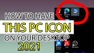 This PC or My Computer as an icon on your desktop without having it as a shortcut |⚜️ PC ZONE ⚜️