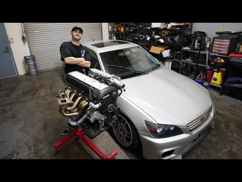 Assembling the 1JZ! | IS300 Swap