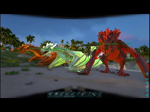 Ark Como domesticar al Crystal Wyvern ( y todo lo que necesitas saber de estos dinos)