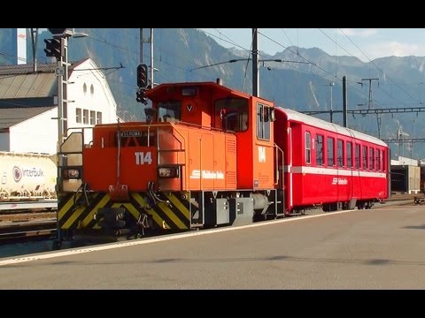 [HD]Traktor Tm 2/2 der Rhätischen Bahn RhB