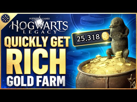Get Rich Quick In Hogwarts Legacy (12,000+ Gold Per Hour) | Simple Trick!