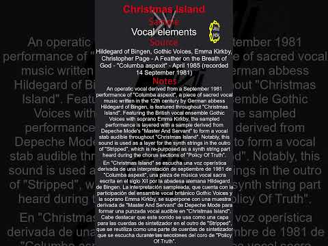 List of Depeche Mode sample sources "Christmas Island" PART-2
