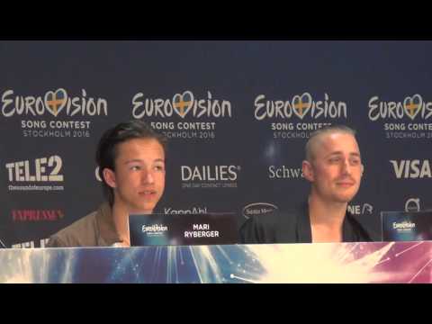 ESCKAZ in Stockholm: Press conference from Frans (Sweden)