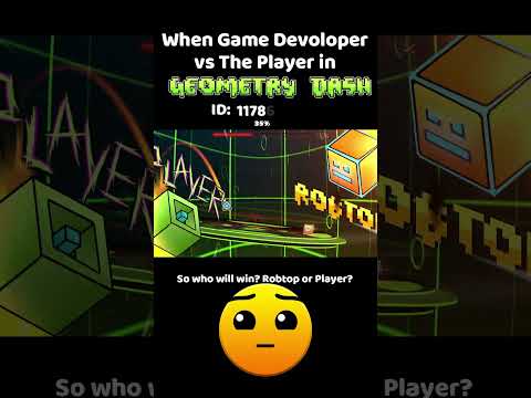 Geometry Dash: Robtop vs Player! #shorts