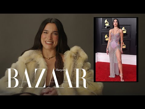 Dua Lipa 的格萊美獎禮服向詹尼-範思哲致敬 | 時尚閃回 | Harper's BAZAAR (Dua Lipa's GRAMMYs Dress Honored Gianni Versace | Fashion Flashback | Harper's BAZAAR)