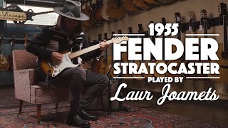 Video thumbnail for 1955 Fender Stratocaster played by Laur Joamets by Carter Vintage Guitars