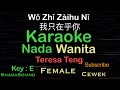 Wo Zhi Zai Hu Ni-我只在乎你-Teresa Teng  邓丽君Karaoke Nada Wanita-Female-Cewek-Perempuan@ucokku