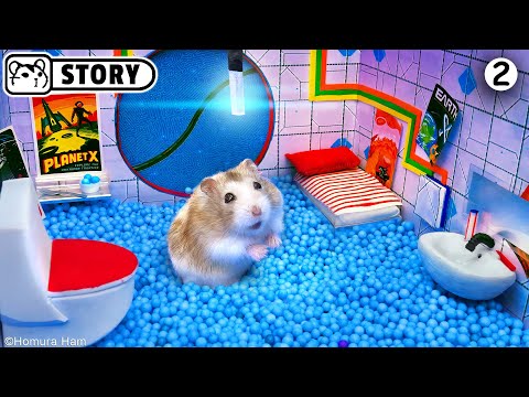 🐹 Hamster Escapes the Moon Maze for Pets in real life ep.2 🐹 Homura Ham