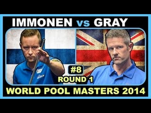 Mika Immonen vs Mark Gray | Round 1 | World Pool Masters 2014 9-ball