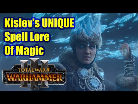 Kislev's Unique Spell Lore of Magic - Total War Warhammer 3 - Ice Magic!