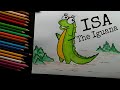 How To Draw ISA From Dora The Explorer Easy Steps For Beginner Kids