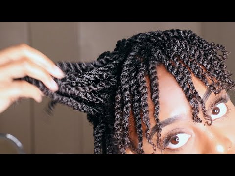 Mini Twist on Short Natural 4b/4c Hair | GLORIA ANN