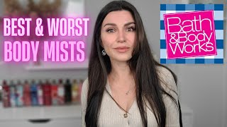 ALL BATH & BODY WORKS MISTS - RANKED WORST TO BEST | Digging