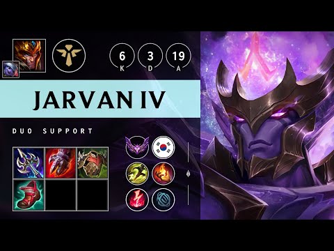 Jarvan IV Support vs Lulu - KR Master Patch 25.09