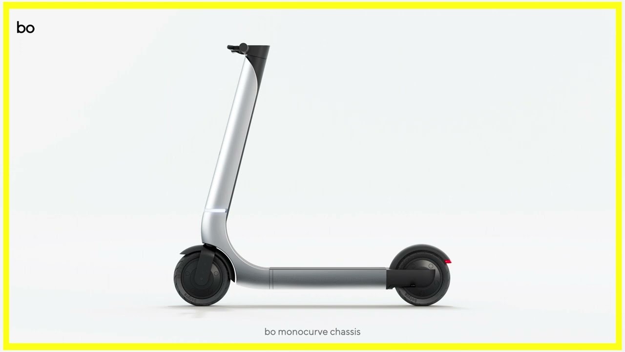 Bo Mobility Launches Stunning Electric Scooter Designed by Formula 1 Engineers - YouTube