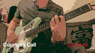 Sixx:A.M. Courtesy call - Guitar cover