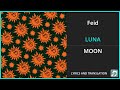 Feid - LUNA Lyrics English Translation - ft ATL Jacob - Spanish and English Dual Lyrics