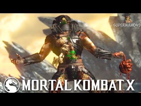 THE RAGE BUILDS TRYING TO GET THE HARDEST COMBO IN MKX! - Mortal Kombat X: "Predator" Gameplay