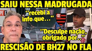 AGORA AZEDOU! SAIU NESSA MADRUGADA! FLAMENGO RESCINDE CONTRATO E BRUNO HENRIQUE...