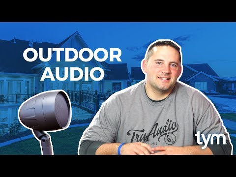 Outdoor audio and landscape speakers