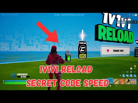 1V1V1 RELOAD ALL SECRET CODE , The SPEED secret code in 1v1v1 reload TUTORIAL
