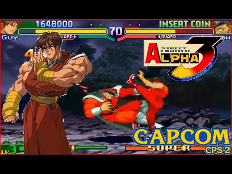Street Fighter Alpha 3(Zero 3) Expert difficulty Guy 2:0 Playthrough
