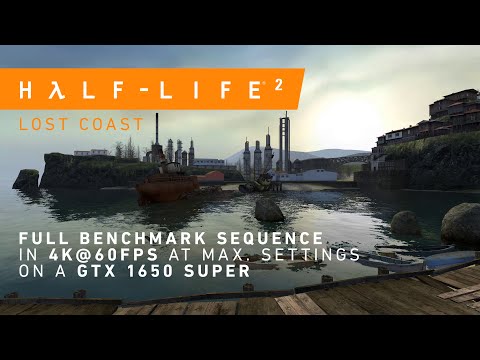 Half-Life 2: Lost Coast - Full Benchmark Sequence in 4K 60fps and max mettings