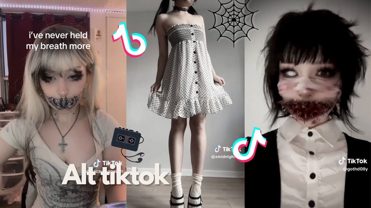 Alt tiktok compilation 27 🥀⛓️ #alt #goth #alternative #grunge #gothic
