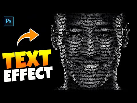 Text Portrait effect in Photoshop - Photoshop Tutorial