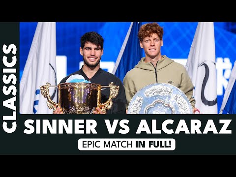 Jannik Sinner vs Carlos Alcaraz: Incredible Final IN FULL! | Beijing 2024