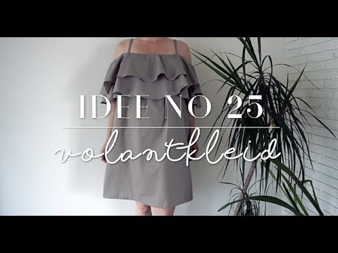 DIY I Volantleid nähen ohne Schnittmuster für Anfänger I Idee no. 25