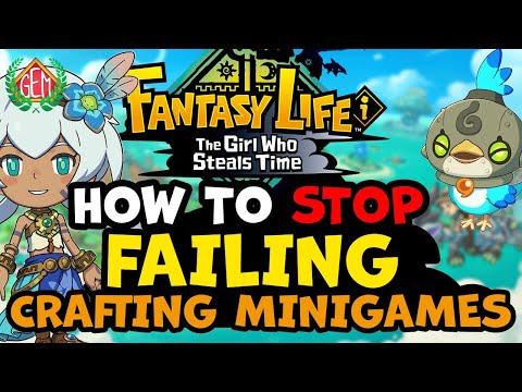 Fantasy Life i How to Stop Failing All Crafting Minigames