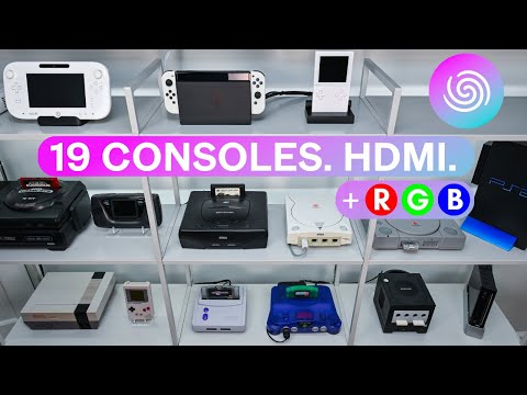 19 Console Setup w/ BEST AV QUALITY on OLED + CRT + Plasma