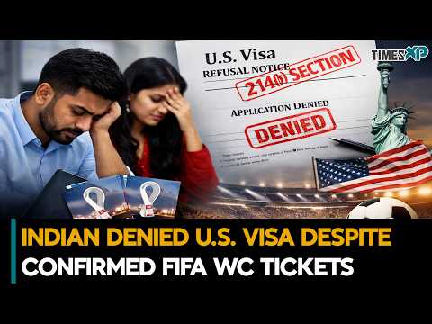 Indian Denied U.S. Visa Despite Confirmed FIFA WC Tickets| Indians In The U.S.
