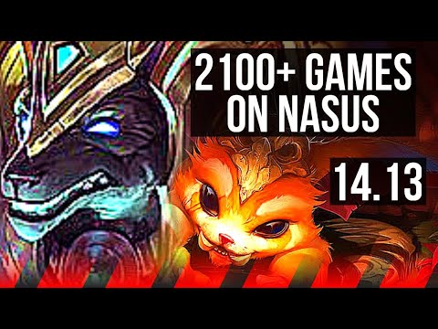 NASUS vs GNAR (TOP) | 2100+ games, 4/3/11 | NA Master | 14.13