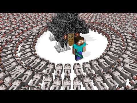 HEROBRINE'ın EN GÜVENLİ EVİ VS ZOMBİ KÖPEK KIYAMETİ! 😱 - Minecraft