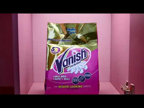 Vanish Gold Carpet Care Powder! Trust Pink. Revive Carpets.