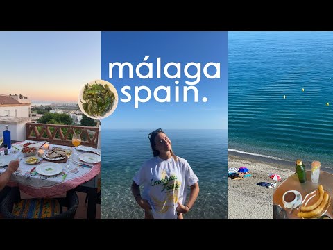 spain travel vlog | best beaches, city strolls in málaga & midnight tapas