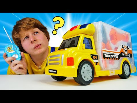 Автомастерская Саши: новая помощница! Развивающие видео про машинки игрушечные для мальчиков