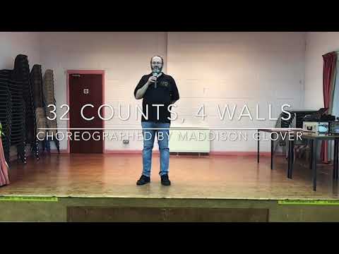 IMPROVER LINE DANCE LESSON 19 - Story - Part 2 - Music with verbal instruction