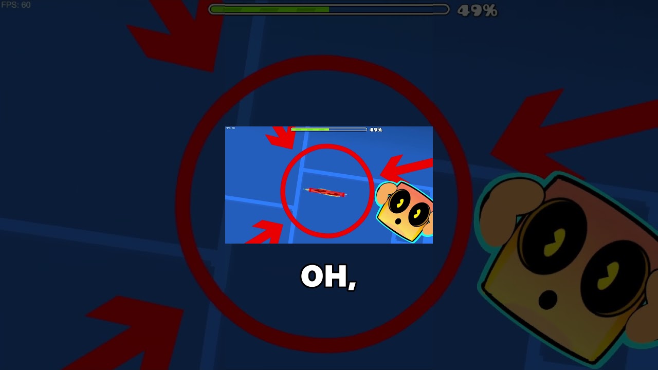 IS @ItsMeGeoGD POSSIBLE WITH ACCURATE HITBOXES??? | #shorts