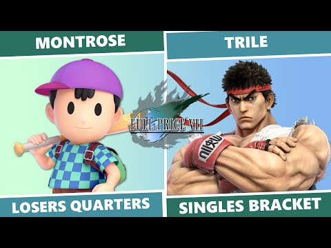Full Price 7: Losers Quarters - Montrose (Ness, Diddy) Vs Trile (Ryu) SSBU Singles