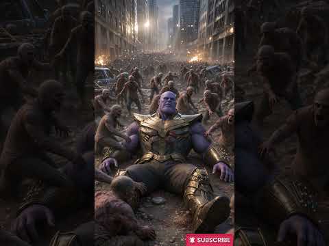 Zombies vs Spider-Man, Hulk, Batman, Thanos & Deadpool – The Final Battle! 🧟‍♂️💥 #marvel #spiderman